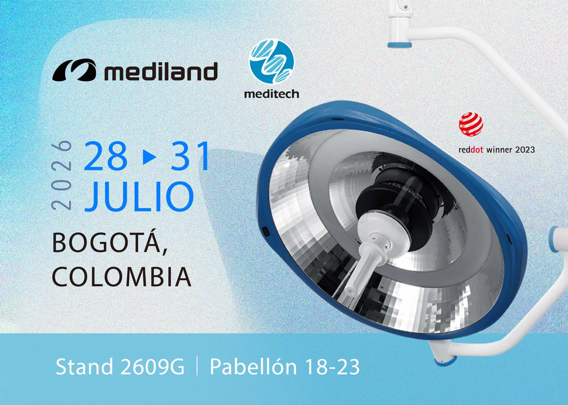 [Feria Comercial] ¡Eleve su experiencia visual! La lámpara quirúrgica OceanLED hace su gran debut en Meditech 2026