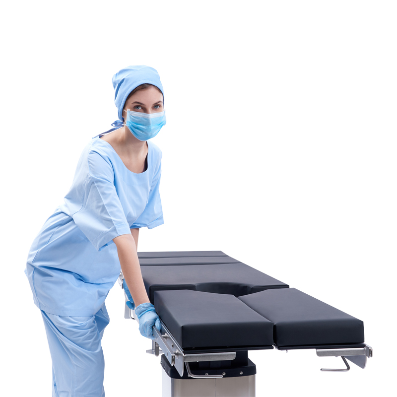 The caster wheels of C800 multi-functional operating table Image description