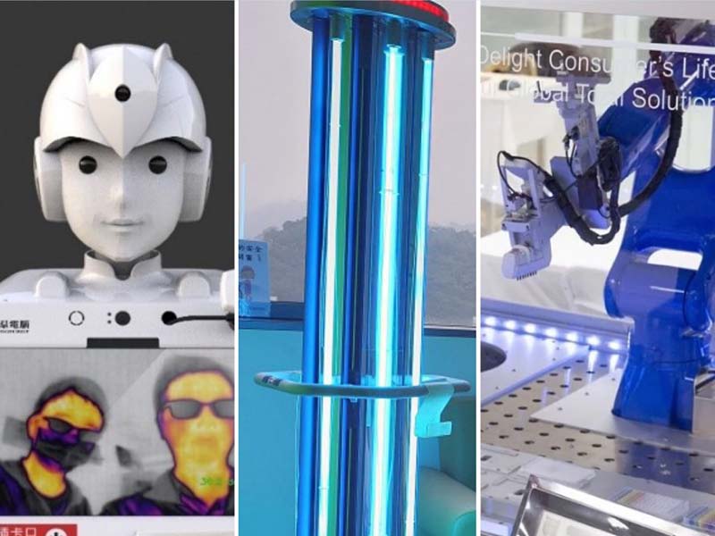 Made-in-Taiwan robots gear up to help beat coronavirus