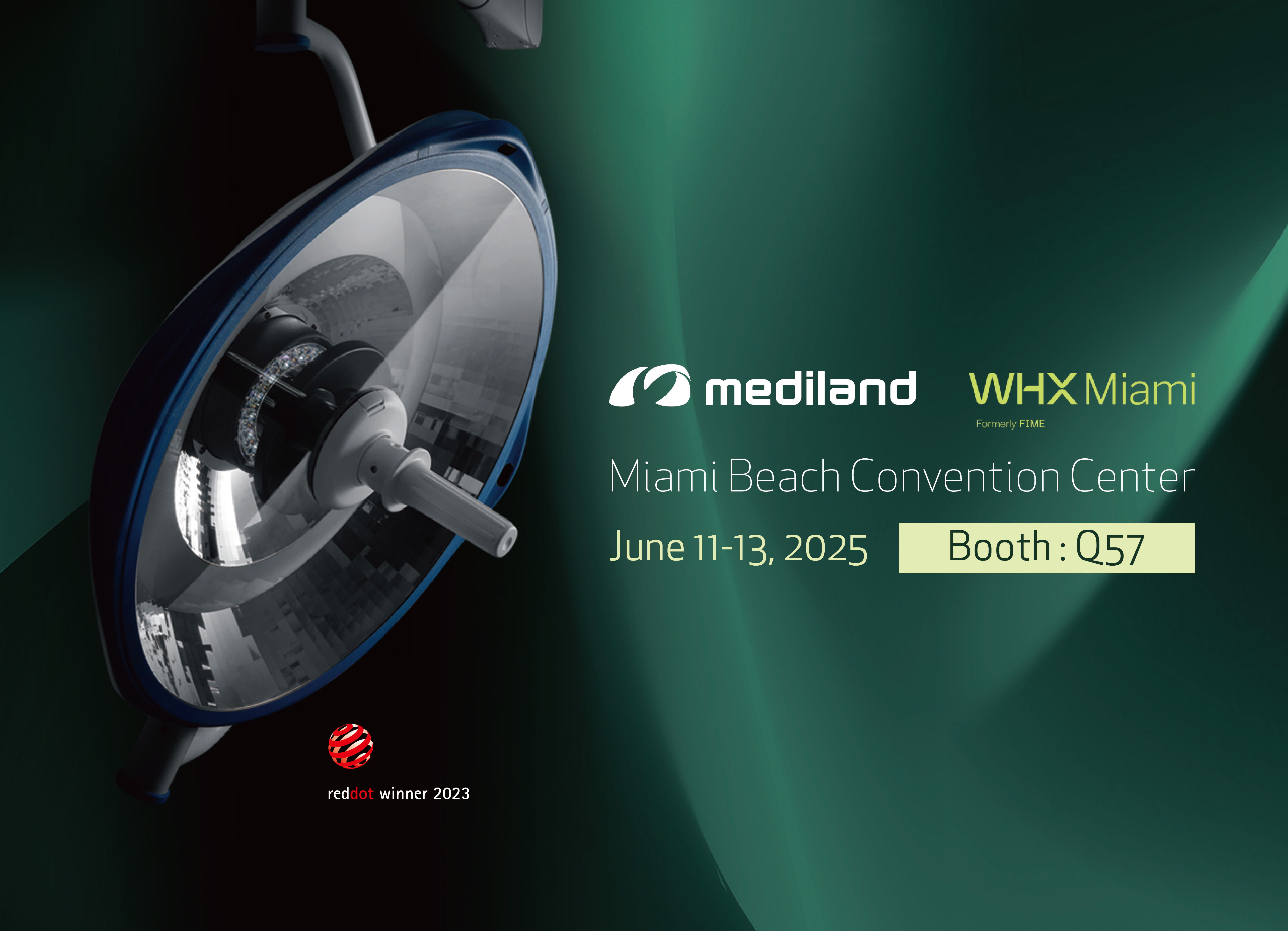 [Trade Show] It's a great time to experience remarkable innovations in surgical lighting with Mediland!